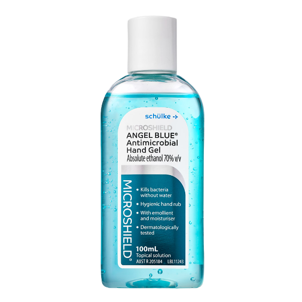 MICROSHIELD ANGEL BLUE® Antimicrobial Hand Gel 100 ml